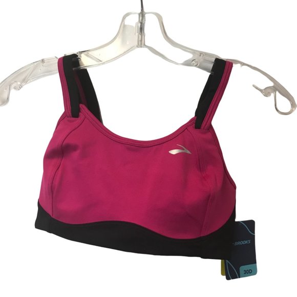 Brooks Fiona Mid-Impact Wire-Free Sports Bra (Size 30C) - Picture 1 of 3